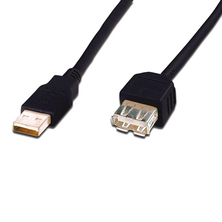 CAVO PROLUNGA USB 3MT BLACK M/F – DIGITUS